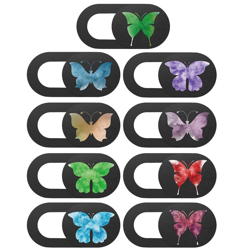 Side Camera Protection Cover ABS Material Home Office Use 9Pcs - Image 1