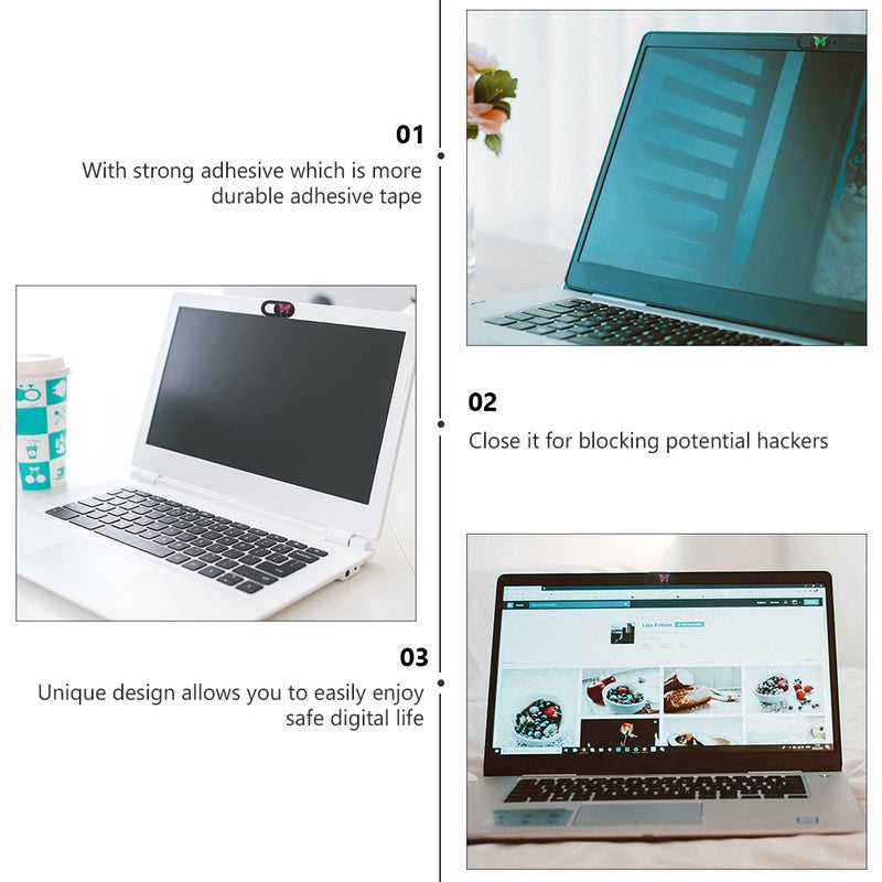 Side Camera Protection Cover ABS Material Home Office Use 9Pcs - Image 5
