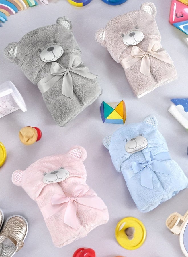 مورا سباين بطانية بيبي دب بومبون، موديل P86 - اللون:أزرق فاتح - المقاس: 75×95 سم - الوزن: 960 جرام - بلد المنشأ: إسبانيا. - Image 3