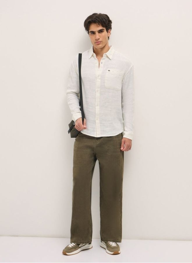 THE BEAR HOUSE Men's Shirt for Casual and Formal Wear | Classic Button-Down Style for Office, Daily Use, Travel, Events & All-Season Outfits | Versatile & Stylish Wardrobe Essential for Every Occasion - Image 5