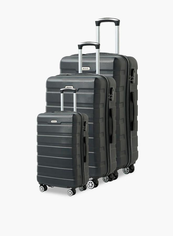 Textured Hardcase Luggage Trolley With Retractable Handle - 28 Inches Check-In Bag