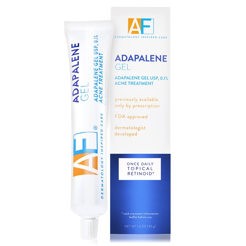 AcneFree Acne Free Adapalene Gel 0.1%, Once-Daily Topical Retinoid Acne Treatment, Dermatologist Developed, Unclogs Pores and Clears Acne, Prevents and Improve Whiteheads and Blackheads, 1.6 Ounce - Image 1
