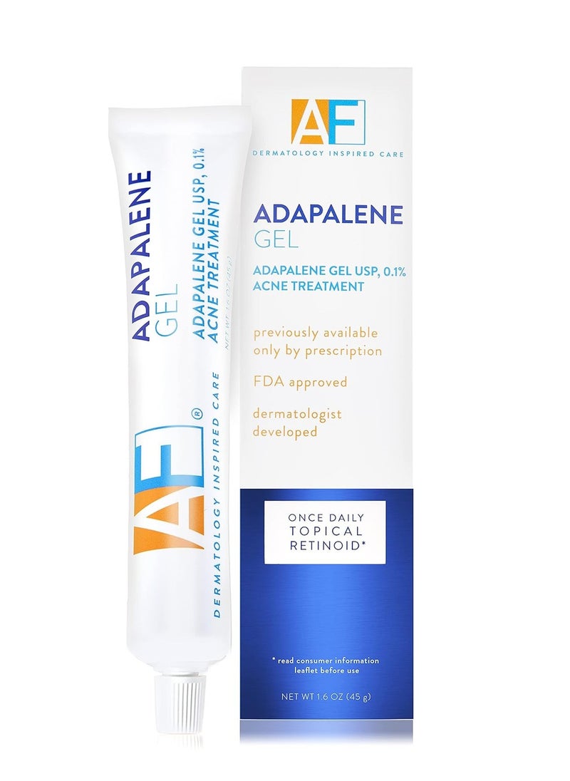 Acne Free Adapalene Gel 0.1%, Once-Daily Topical Retinoid Acne Treatment, Dermatologist Developed, Unclogs Pores and Clears Acne, Prevents and Improve Whiteheads and Blackheads, 1.6 Ounce - pzsku/Z431CAC4088CD91C41F3AZ/45/_/1740047893/967459f9-b527-4abe-ace8-f16f6d6d9b89