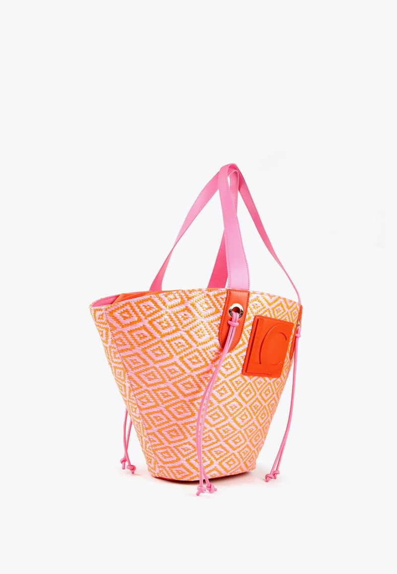 لولا كساديمونت حقيبة يد بتصميم سلة بلونين