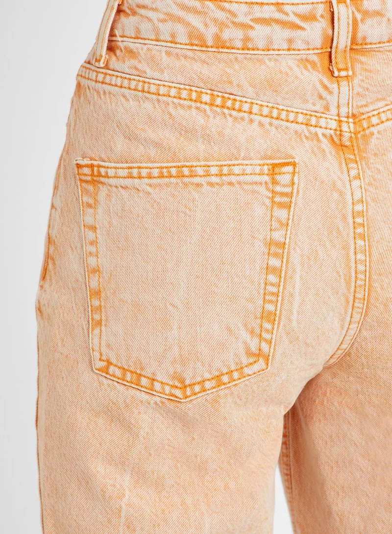TOPSHOP High Rise Mom Jeans
