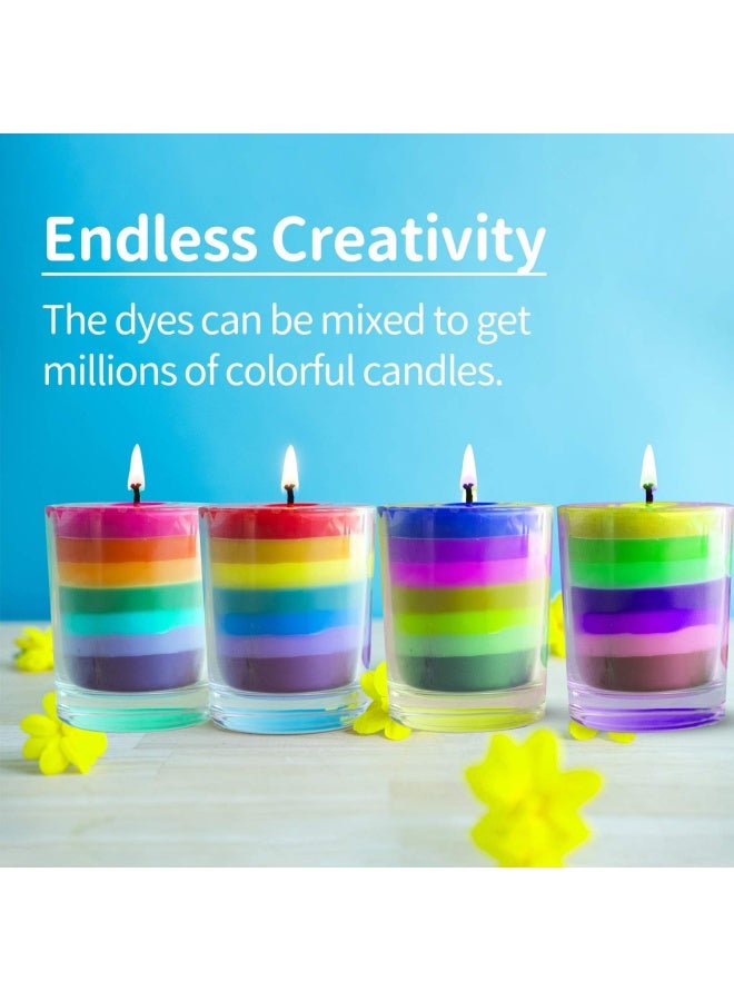 Yrym Ht Candle Dye 34 Popular Colors Candle Wax Dye For Candle Making 85 Oz Candle Color Dye For Soy Wax Safe And Natural - Image 3