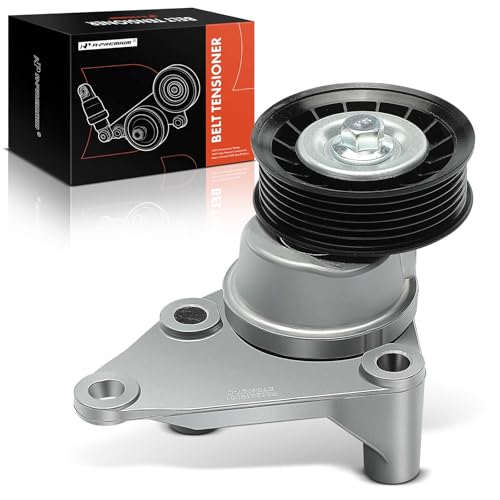 A-Premium مجموعة مشد الحزام A-Premium مع بكرة متوافقة مع شيفروليه، جي إم سي، كاديلاك - سيلفرادو، سافانا، سوبربان 1500، تاهو، سييرا، إسكاليد، رينير - V8 4.8L، 5.3L، 6.0L، 6.2L - Image 1