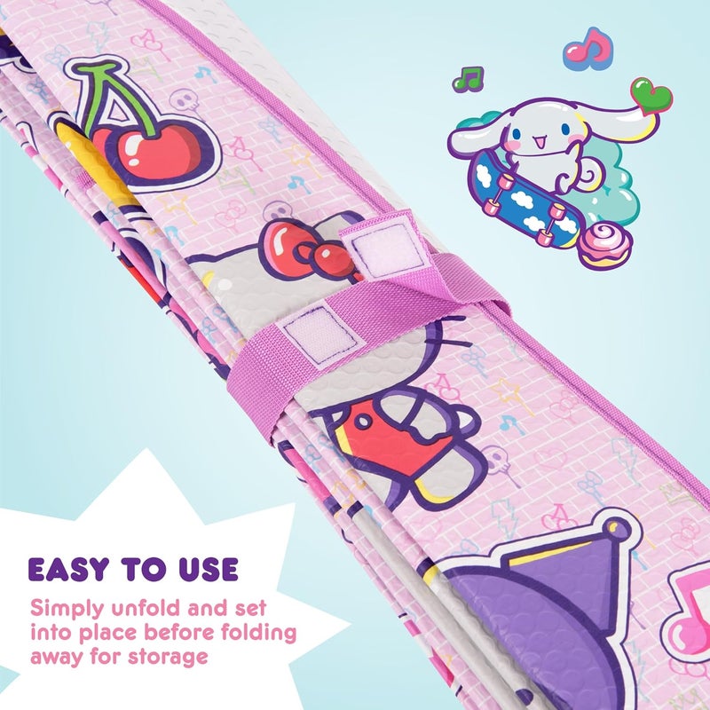 Carbella Hello Kitty and Friends Car Windshield Sun Shade - Cute Accordion Style Sunshade for Car Window - Image 5