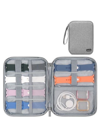 Baona Smart Watch Strap Data Cable Portable Storage Bag For Apple Watch, Specification: Large (Gray) - pzsku/Z431D106366EE595C22C8Z/45/_/1735016194/925a1b77-e4e9-45a8-a6be-59cb548760f6