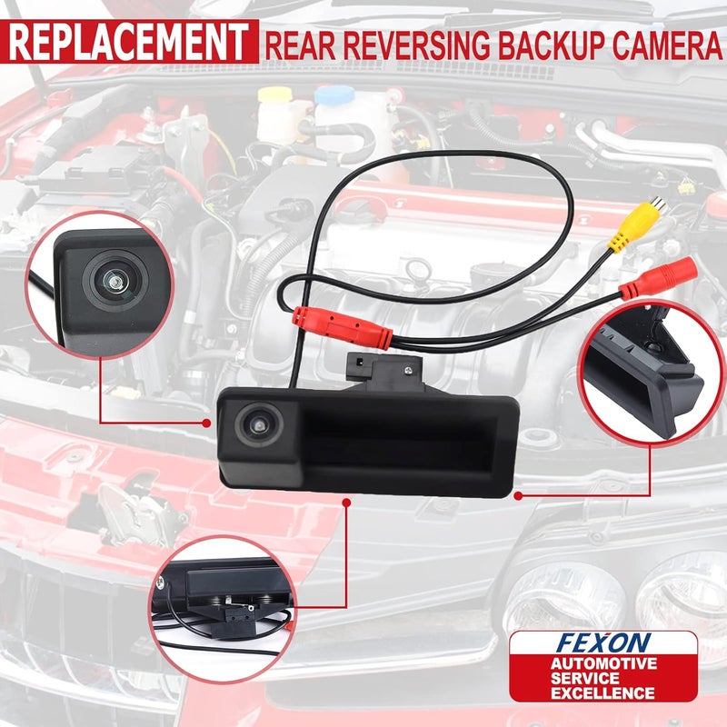 FEXON HD 1080P 30FPS Rear Reversing Backup Camera Waterproof Night Vision for BMW Models 2002-2011 - Image 4