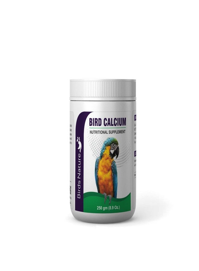 BirdsNature مسحوق الكالسيوم من بيردز ناتشر، مكمل غذائي يوفر الكالسيوم الأساسي لصحة الطيور أثناء التكاثر والرعاية الصحية (250 غرام). - Image 1