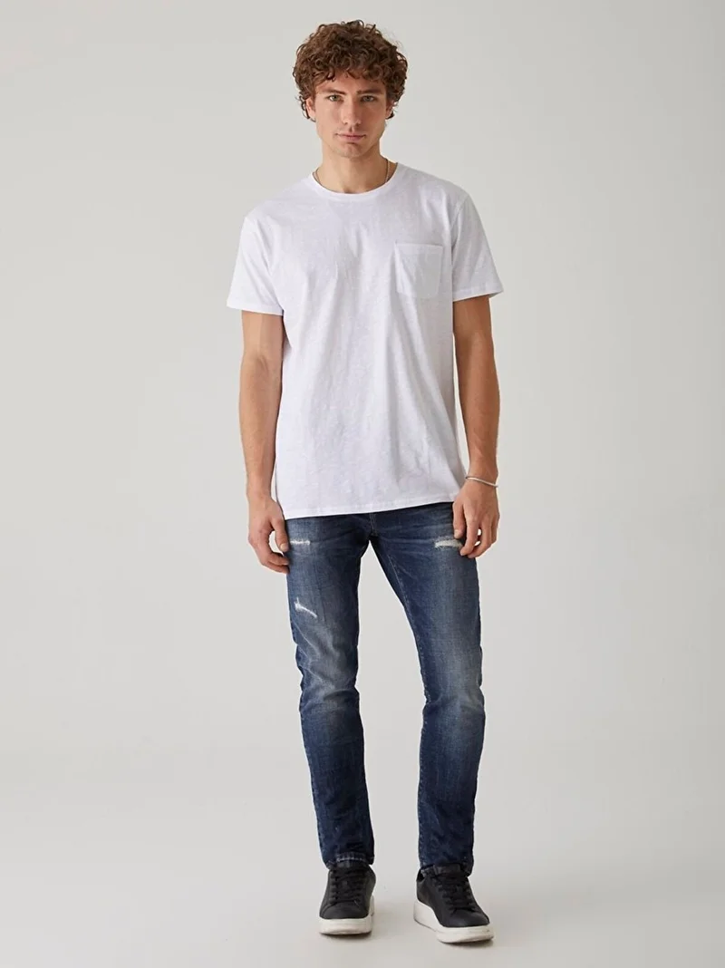 LTB Men's White T-shirt