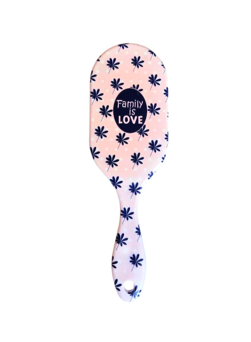 Oval Rose Hair Brush for Easy Styling and a Sleek Look - Image 1