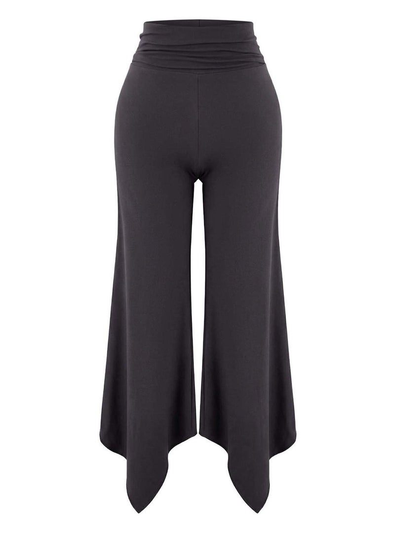 trendyol Anthracite Brushed Soft Fabric Asymmetrical Sports Yoga Pants/Sweatpants - Image 2