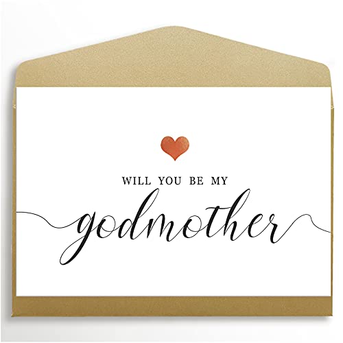 Goroar Will You Be My Godmother Card, Godmother Proposal Card, Be My Godmother Card - Image 1
