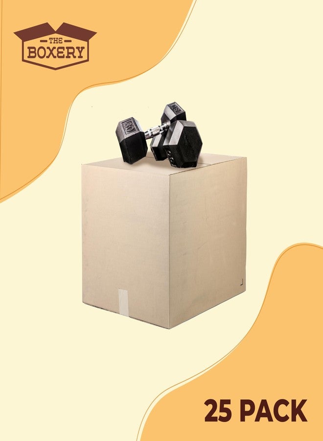 The Boxery 18 x 14 x 10 Inches Heavy Duty Grade ECT44, Brown/Kraft Corrugated Cardboard Shipping Boxes 25-Pack |Mailing, Packing, Moving & Storage for Business/Home-Recyclable - Made in the USA - Image 4