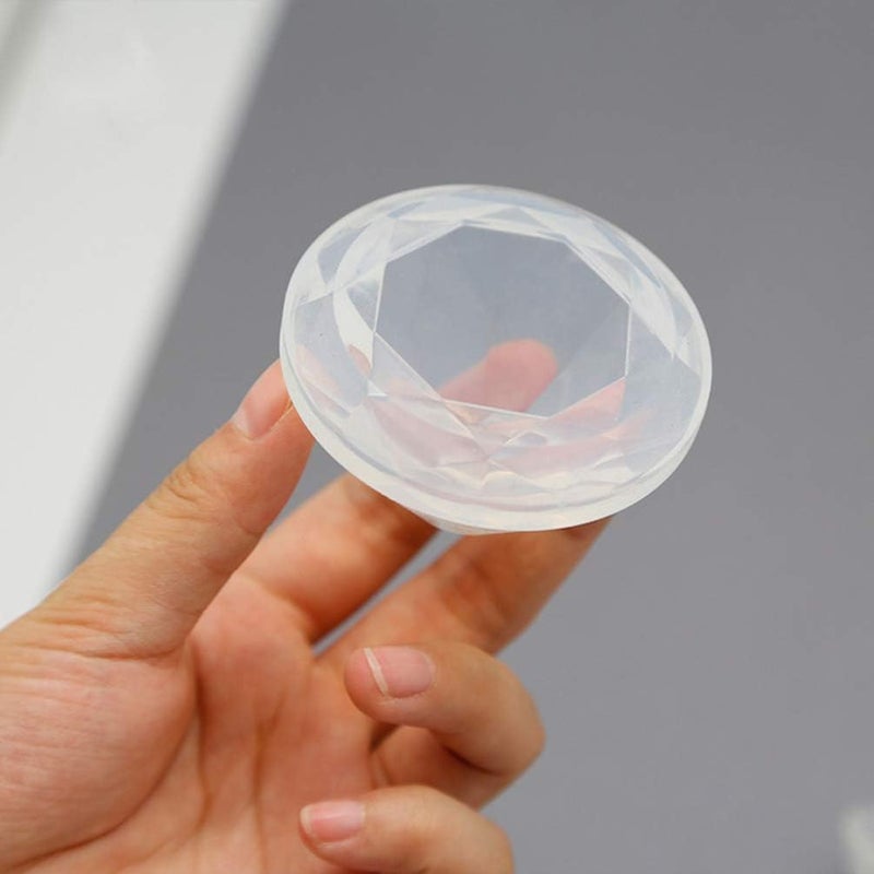 comfrt Resin Silicone Mold DIY Diamond Shaped Mold Epoxy Resin Mold for Casting Candle Soap Jewelry Making S - Image 4