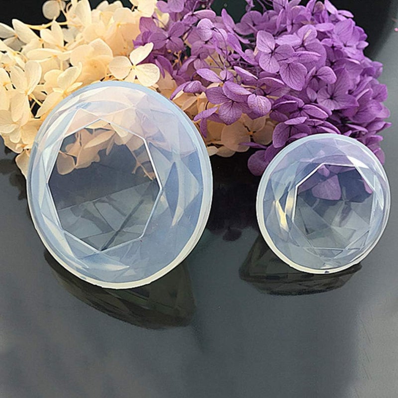 comfrt Resin Silicone Mold DIY Diamond Shaped Mold Epoxy Resin Mold for Casting Candle Soap Jewelry Making S - Image 2