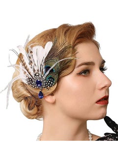 Enbree 1920S Feather Headpiece Gatsby Flapper Headpieces Peacock Feather Hair Clip Feather Headband Rhinestone Cocktail Head Accessories For Women - pzsku/Z431D6D1234842E5484EEZ/45/_/1696070919/64668864-5b00-4ab5-a8fe-c01b83112e12