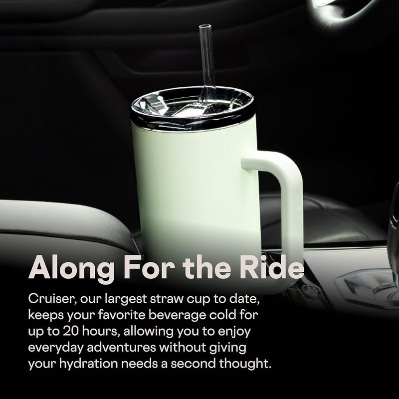 CORKCICLE Cruiser Straw Cup 1.2L Sage Mist - Image 5