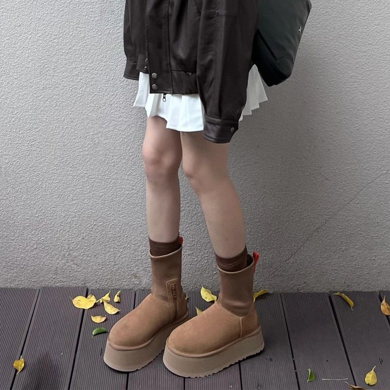 Women's Platform Snow Boots - Image 1