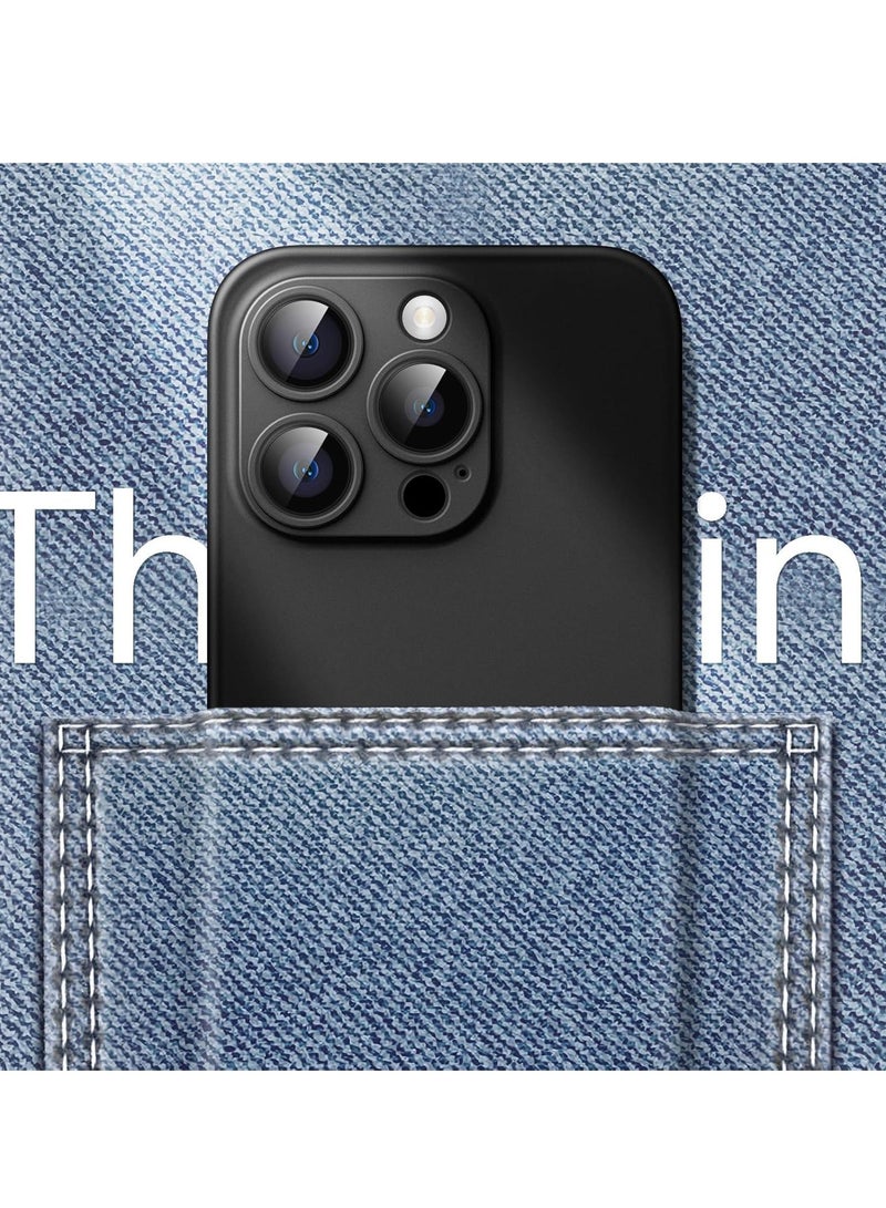 ELTRAZONE Ultra Slim (0.35mm Thin) Case for iPhone 14 Pro Max 6.7-Inch, Camera Lens Cover Full Protection, Lightweight Matte Finish PP Hard Minimalist Case, Support Wireless Charging (Black) - Image 5