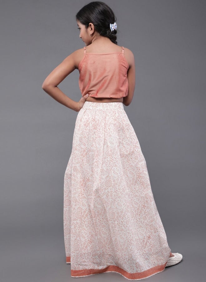 أيه كيه إس طقم ليجنجا تشولي باللون الذهبي الوردي للبنات - Image 5