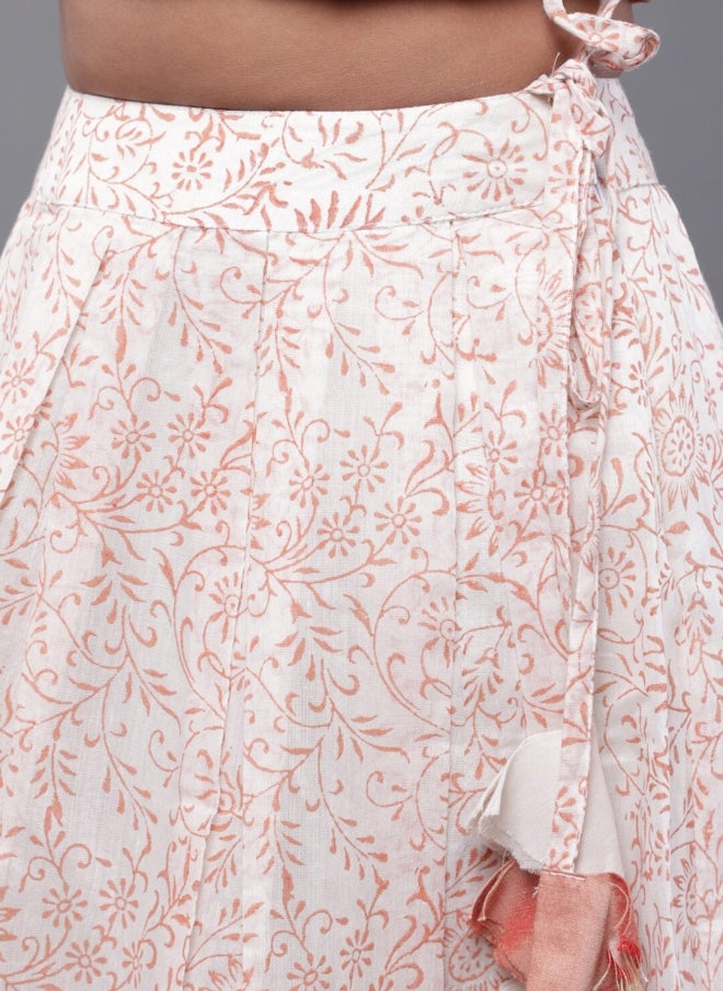 أيه كيه إس طقم ليجنجا تشولي باللون الذهبي الوردي للبنات - Image 3