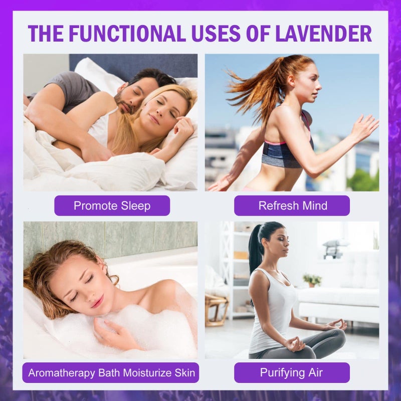 Timoo Dried Lavender Bundles 100 Natural Dried Lavender Flowers for Home Decoration, Photo Props, Home Fragrance, 2 Bundles Pack - Image 5