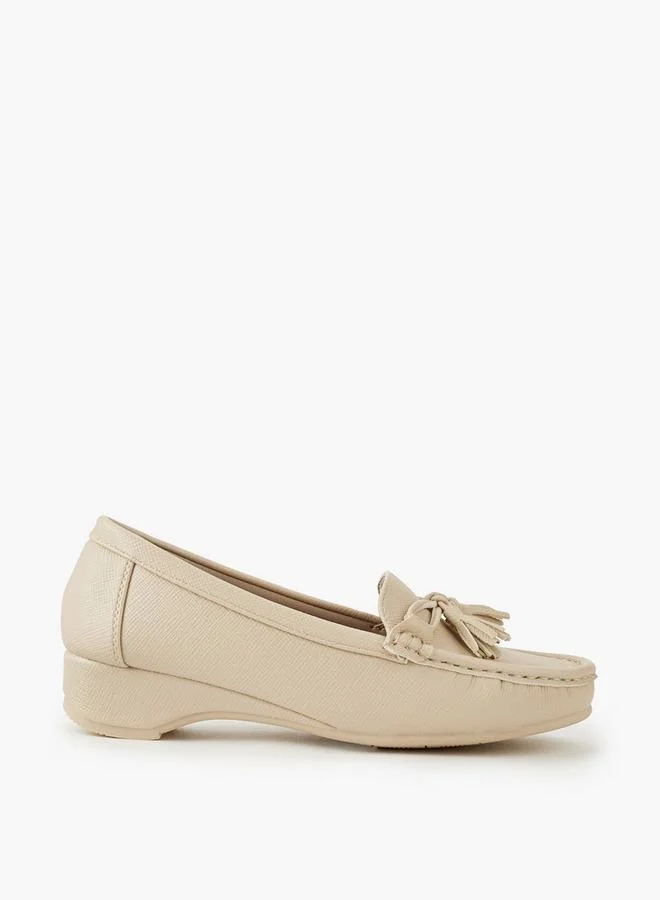 Flora Bella By Shoexpress BEIGE Women Slip-On Loafers for Women | Best Price UAE