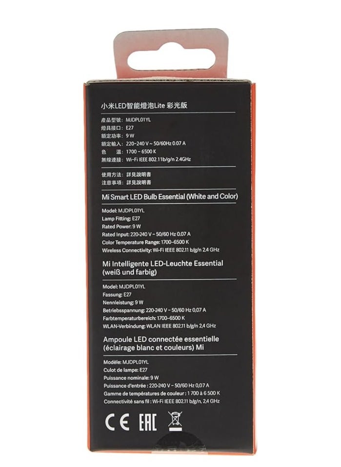 Xiaomi - Mi Smart Led Bulb Essential (White And Color), 950Lm, Pack Of 2, 1, 2Pcs Mi Bulb - Image 1