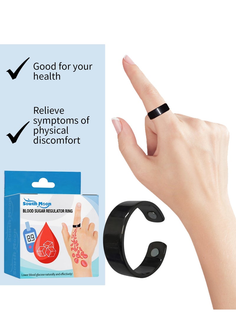 SOUTH MOON Acupressure Blood Glucose Control Ring – Hand Wellness Accessory for Men and Women  - Image 2
