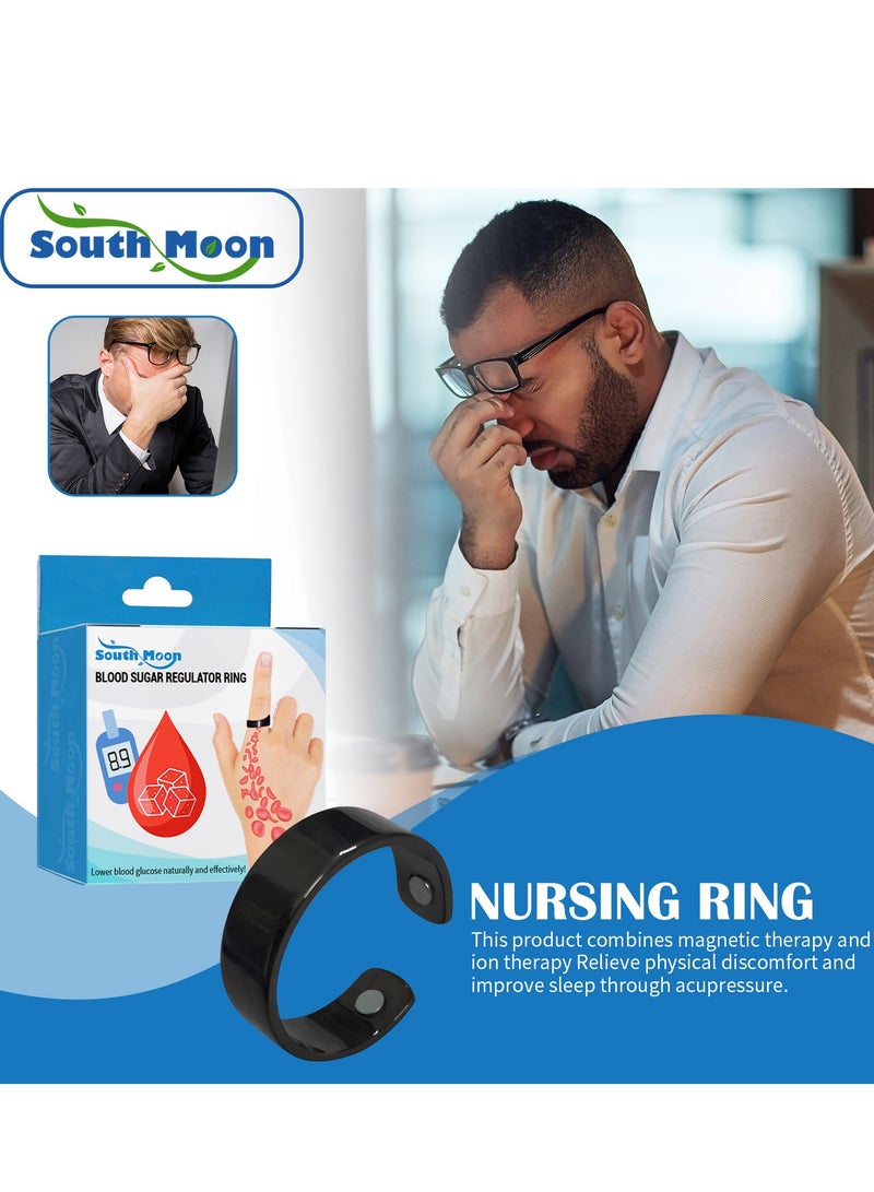 SOUTH MOON Acupressure Blood Glucose Control Ring – Hand Wellness Accessory for Men and Women  - Image 4