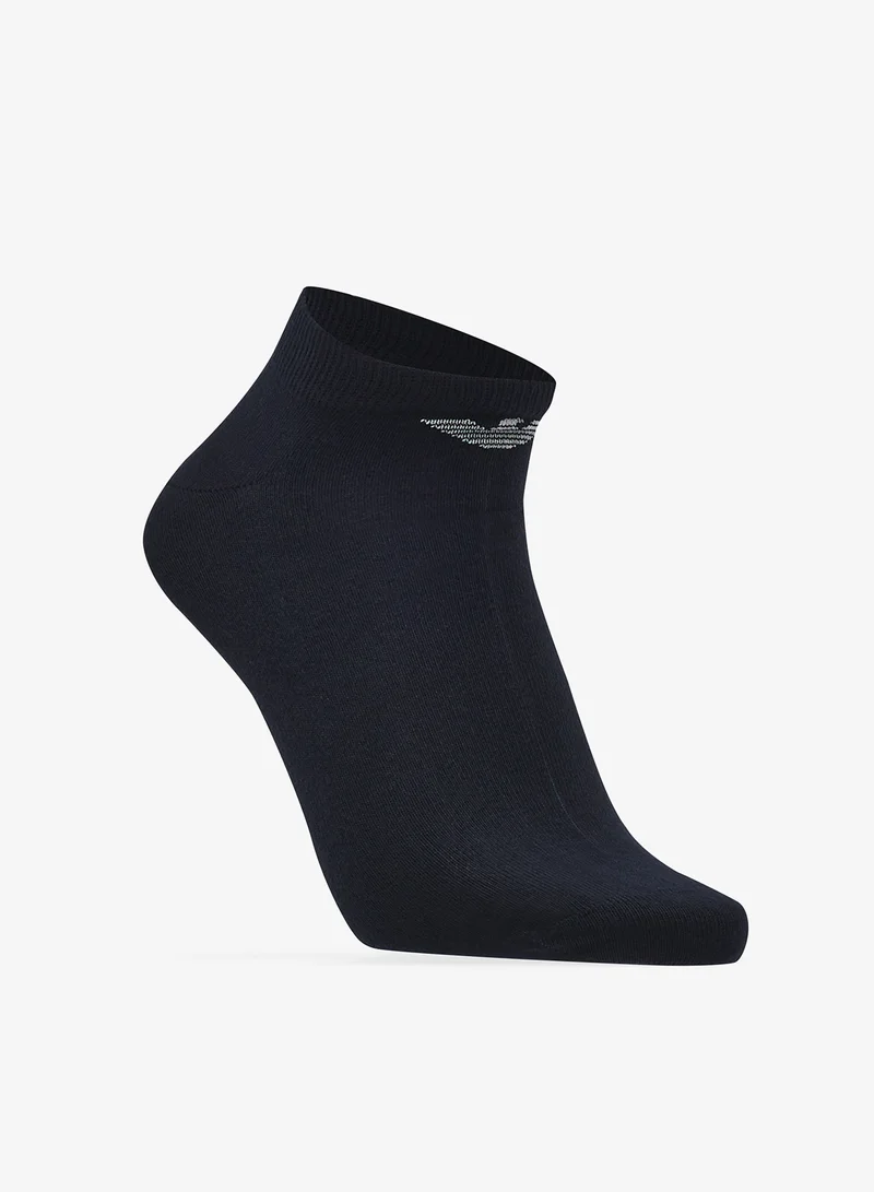 EMPORIO ARMANI  3 Pack Of Logo Ankle Socks for Men | Best Price UAE