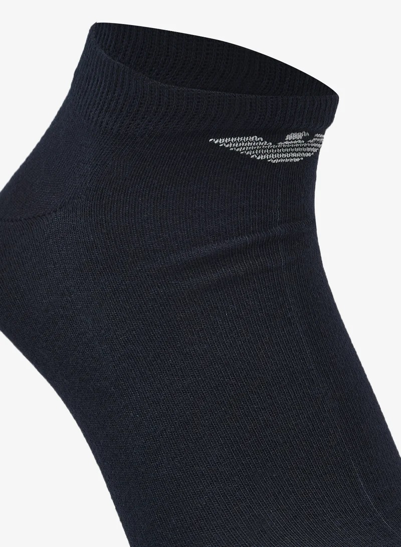EMPORIO ARMANI  3 Pack Of Logo Ankle Socks for Men | Best Price UAE