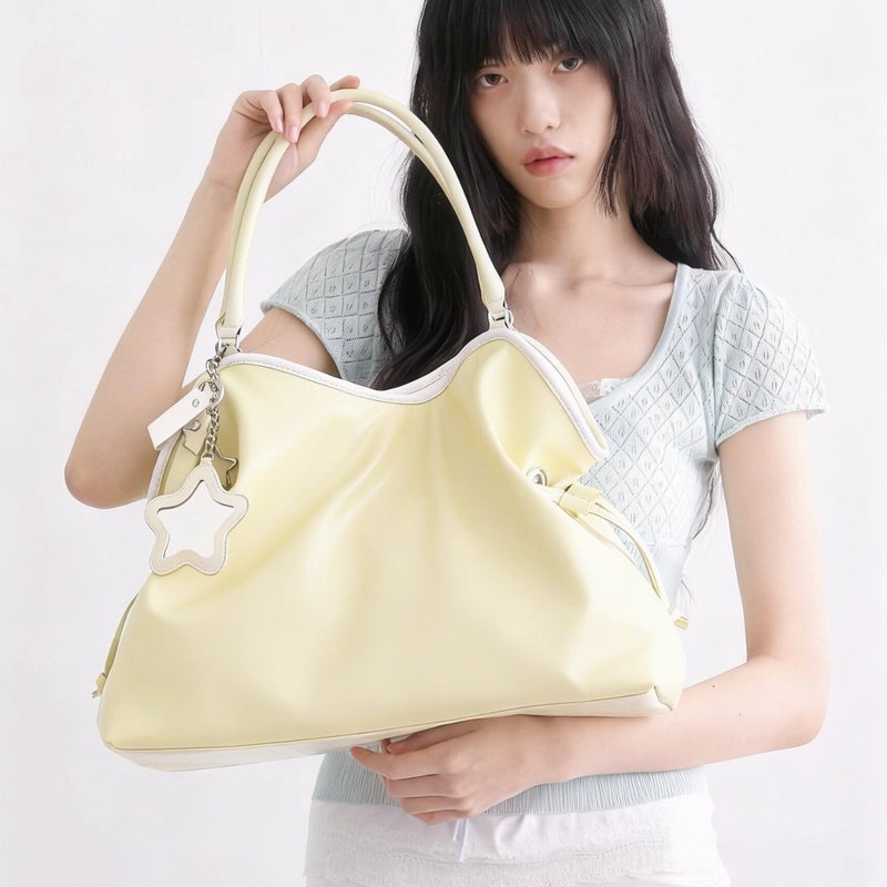 Badblue Y2K PVC Tote Shoulder Bag - Image 3