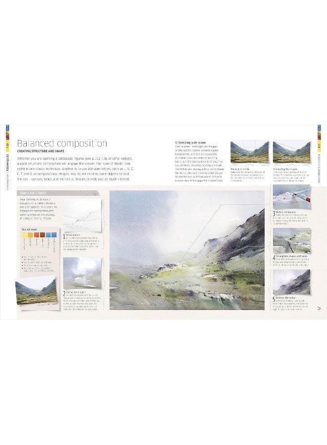 Watercolour Techniques for Artists and Illustrators: Discover how to paint landscapes, people, still lifes, and more.