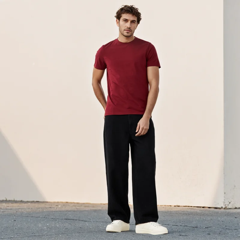 سبلاش فيڤ Regular Fit Crew Neck T-shirt