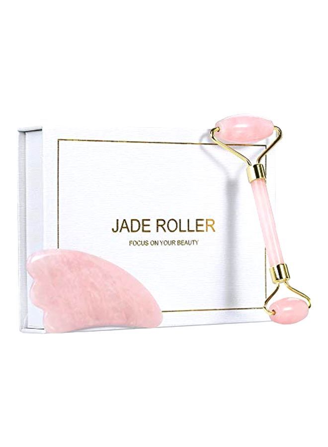 NIBEMINENT Jade Roller And Gua Sha Tools Set Multicolour - Image 1