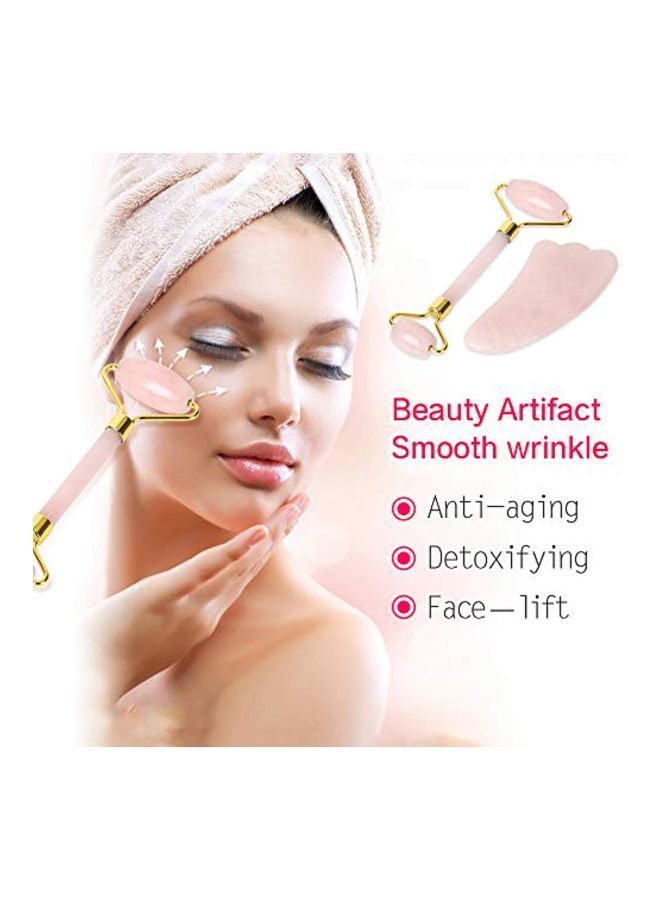 NIBEMINENT Jade Roller And Gua Sha Tools Set Multicolour - Image 4