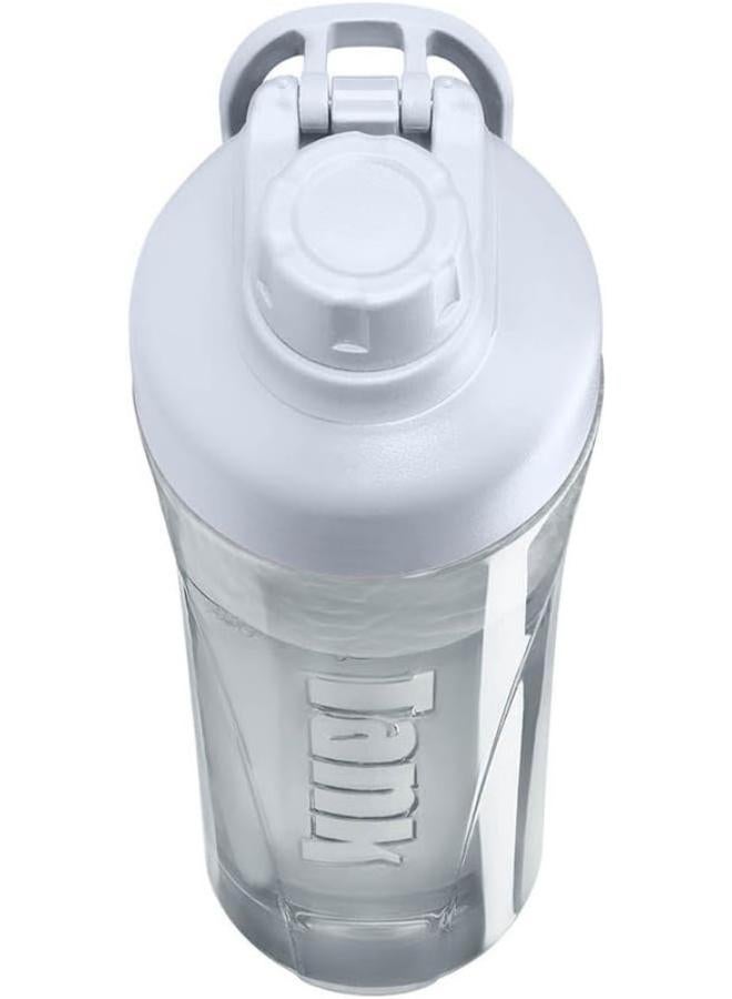 Tank Tritan Plastic Water Bottle 800mL, Light Grey, BPA Free - Image 5
