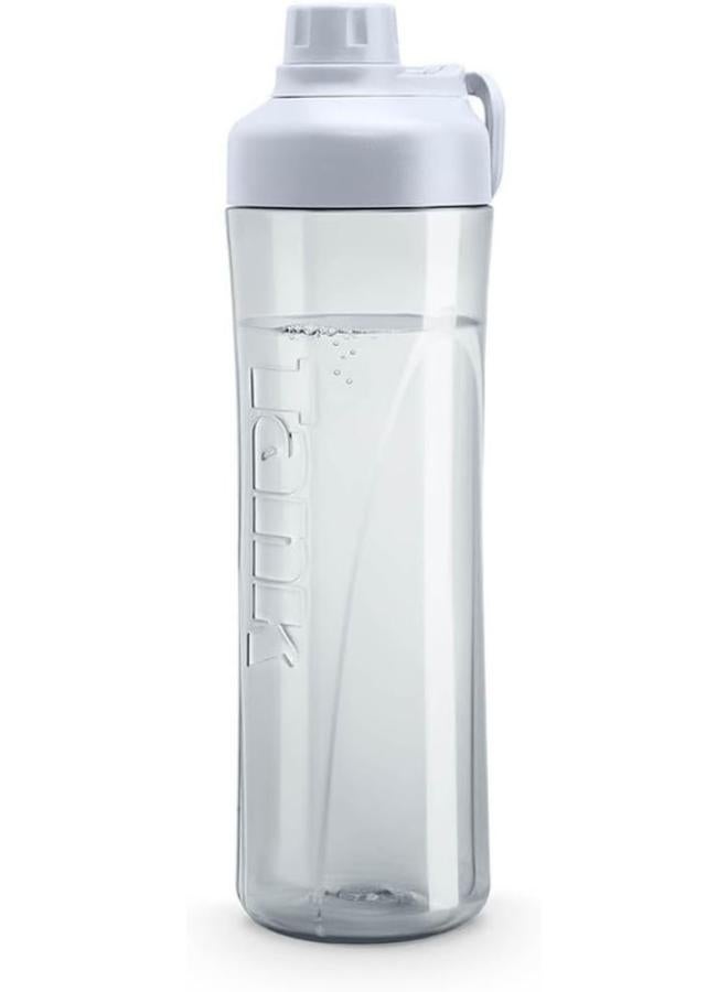 Tank Tritan Plastic Water Bottle 800mL, Light Grey, BPA Free - Image 2