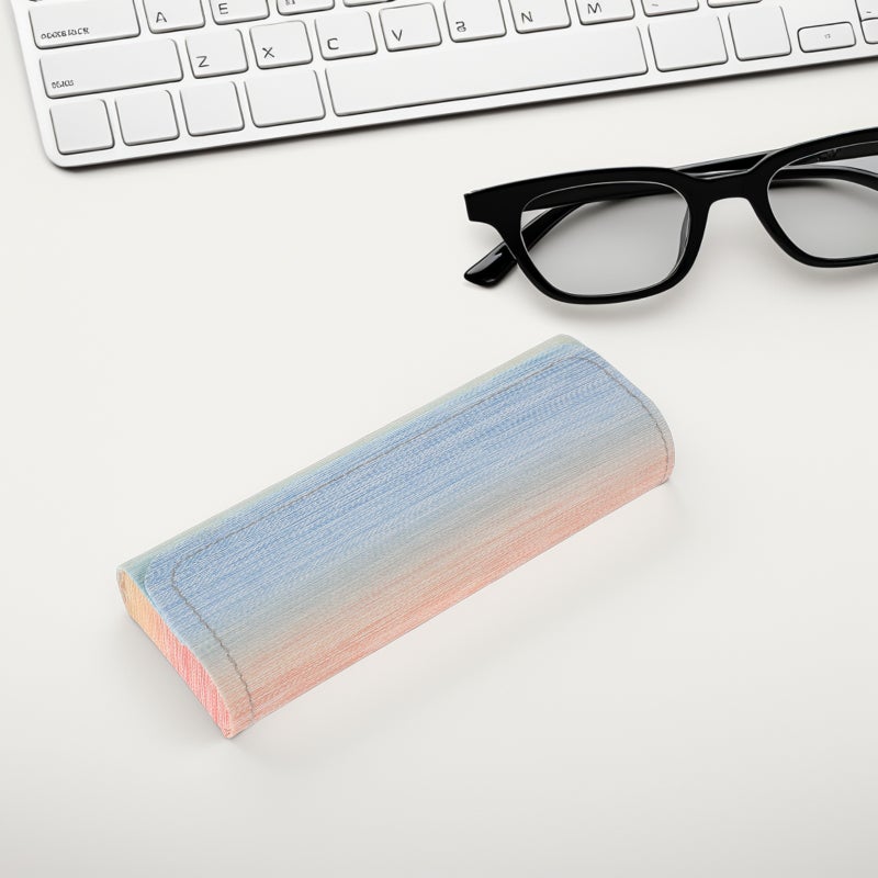 Gradient Eyeglass Case Stylish Anti Pressure Eyeglasses Holder Holder For Home Office Travel - Image 3
