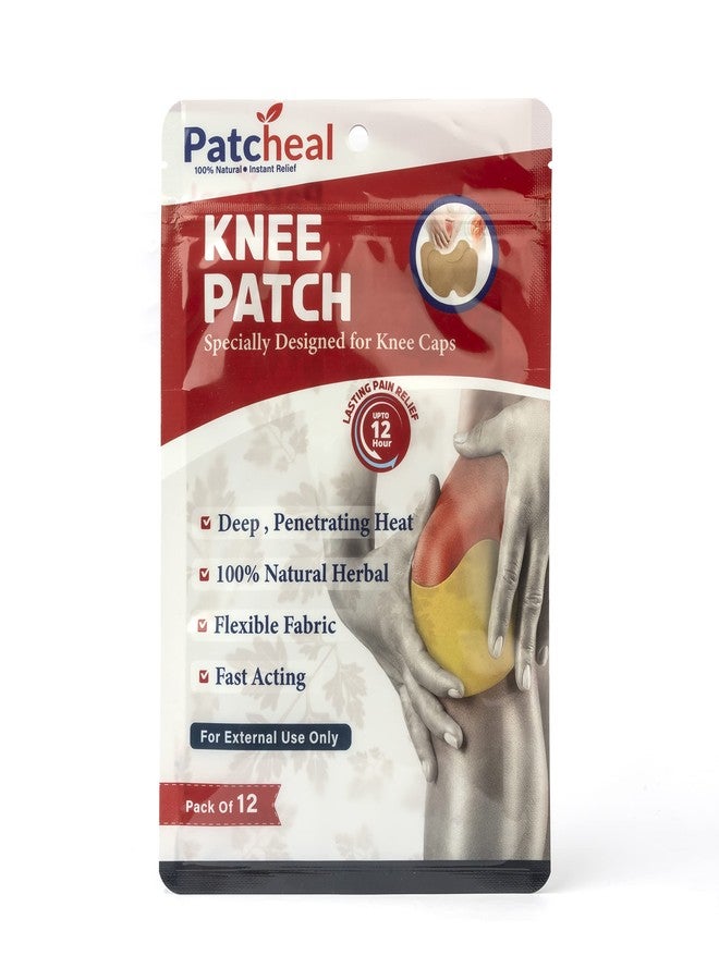 Patcheal™ 12 pcs Herbal Knee Pain Patches (Specially Designed) Safe and Natural Knee Patch - Image 1