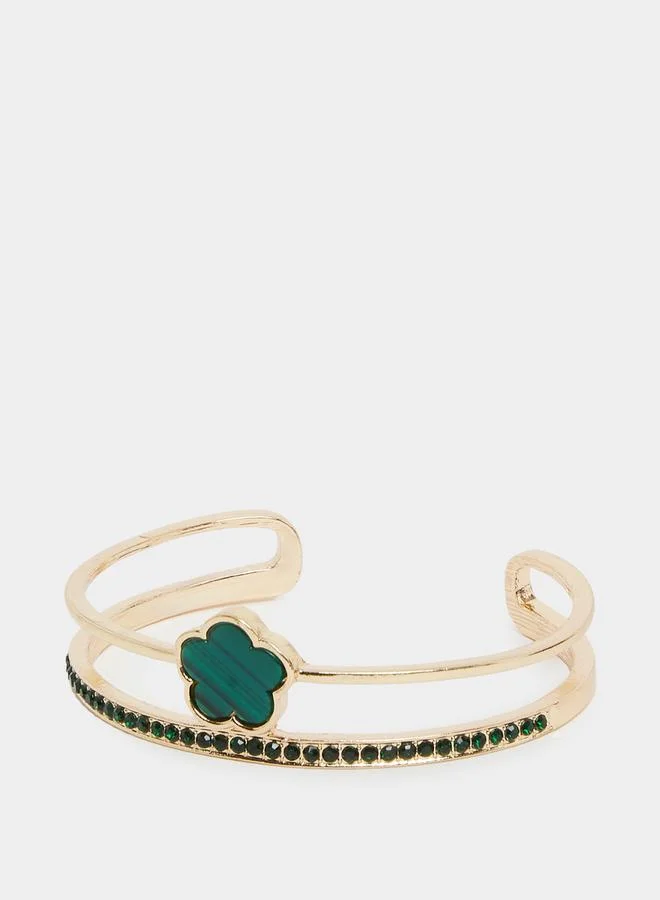 Styli Styli Embellished Flower Bracelet