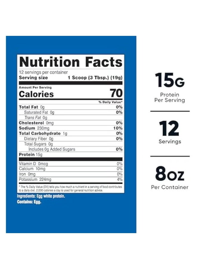 Nutricost, Egg White Protein, Unflavored, 8.1 oz (227 g) - Image 2