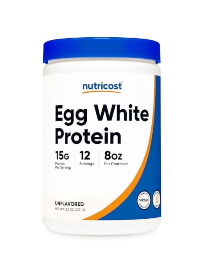 Nutricost, Egg White Protein, Unflavored, 8.1 oz (227 g) - Image 1