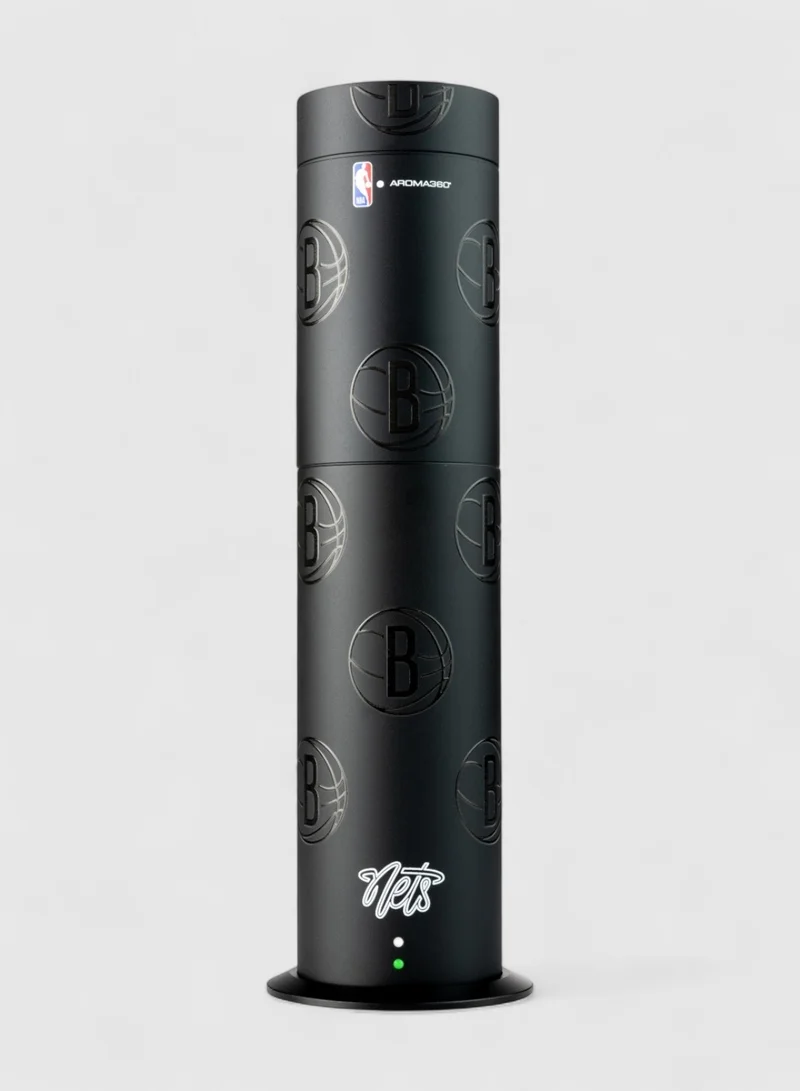 x NBA - Brooklyn Nets Diffuser for Essential Oils - Cold-Air Diffusion - 600 sq.ft. Coverage - Waterless Air Diffuser for Home, Office and Business