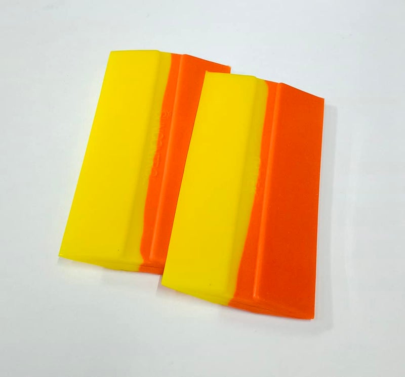 Generic Double Color Wrapping Scraper Squeegee Tool for Car Vehicle Window Film Nylon Rubber 125 X 65 cm CS001 2 Pcs  - Image 3