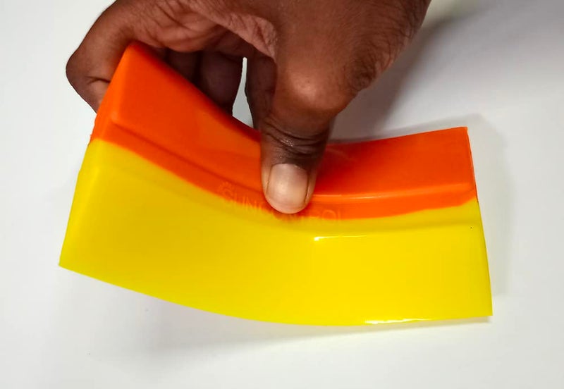 Generic Double Color Wrapping Scraper Squeegee Tool for Car Vehicle Window Film Nylon Rubber 125 X 65 cm CS001 2 Pcs  - Image 5
